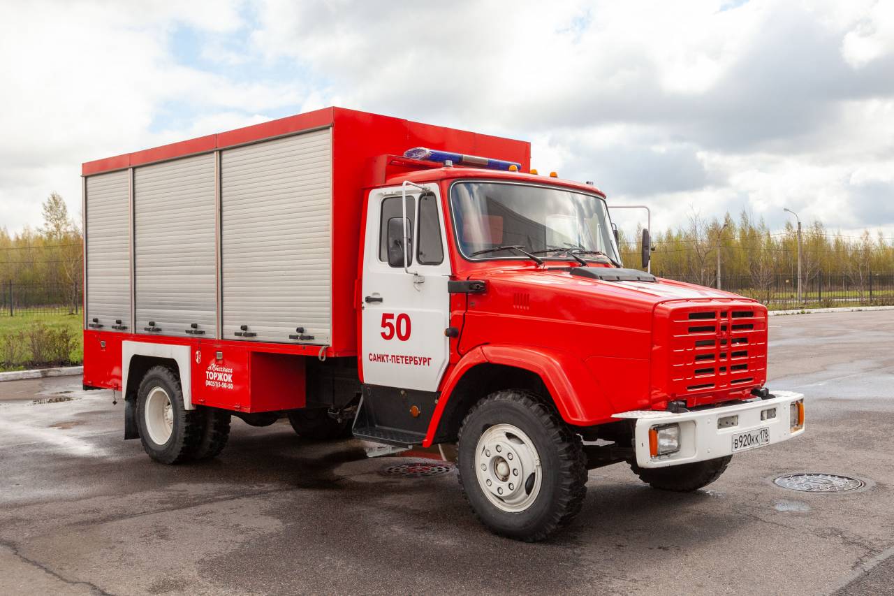 Автомобиль газового тушения АГТ-1 (ЗИЛ-433112), гос.знак – В 920 КК178,  2005 года выпуска